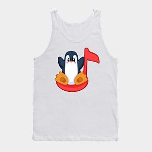 Penguin Muiscal note Music Tank Top